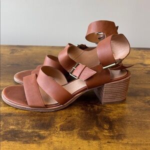 Madewell 9 Brown Strappy Sandals